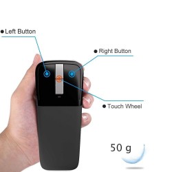 Bluetooth wireless Arc Touch mouse - 1200DPI - optical - foldable