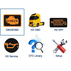 Car & truck OBD2 scanner - V500 HD code reader - dual-use - diagnostic toolDiagnosis