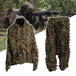 Hunting suit with 3D leaves - camouflage setMilitary