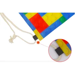3D smiley monster - backpack with drawstrings