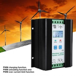 12V PWM wind & solar energy hybrid controller - digital intelligent control - boost charging regulatorSolar panel controllers