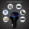 5V 3.1A Universal smartphone car charger with dual USB and LEDInterior accessories