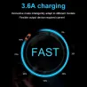 Universal 3.6A dual USB car charger with LED displayInterior accessories