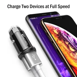 Mini 3.1A universal fast car charger with dual USB