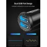 Mini 3.1A universal fast car charger with dual USB