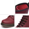 Genuine leather - women's boots - rubber sole - autumn - winter