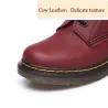 Genuine leather - women's boots - rubber sole - autumn - winter