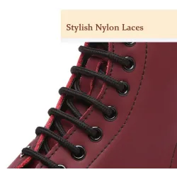 Genuine leather - women's boots - rubber sole - autumn - winter
