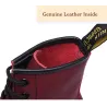 Genuine leather - women's boots - rubber sole - autumn - winter