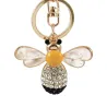 Crystal crocodile & starfish & bee - keychainKeyrings
