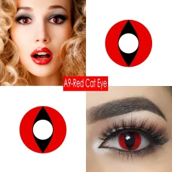 Halloween cat eye - contact lenses