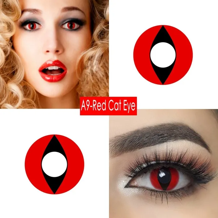 Halloween cat eye - contact lenses