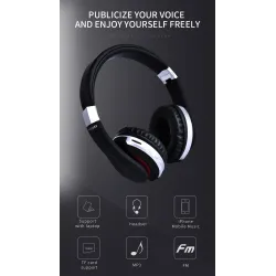 MH7 wireless headphones - Bluetooth headset - foldable - microphone - TF cardEar- & Headphones