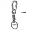 Stainless steel carabiner clip keychain - keyringKeyrings