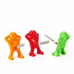 Happy man - wine bottle opener - corkscrewBar supply