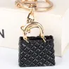 Crystal black handbag - keychain
