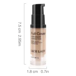 Full cover - liquid concealer makeup - smoothing - waterproof base 6ml