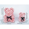 Rose bear - bear made from two-colors infinity roses with a bow - 25 cm - 35 cmValentine's day