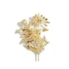 Crystal daisy - an elegant brooch