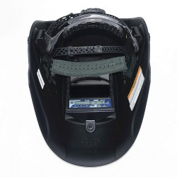 Auto darkening welding helmet - mask - 3 view windows - DIN 4-13 - 5 sensors CE