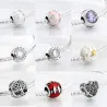 925 sterling silver - round beads for bracelet