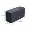 DOSS SoundBox - 2*6W - Bluetooth speaker - touch control - wireless - stereo sound - bass - built-in microphoneBluetooth spea...