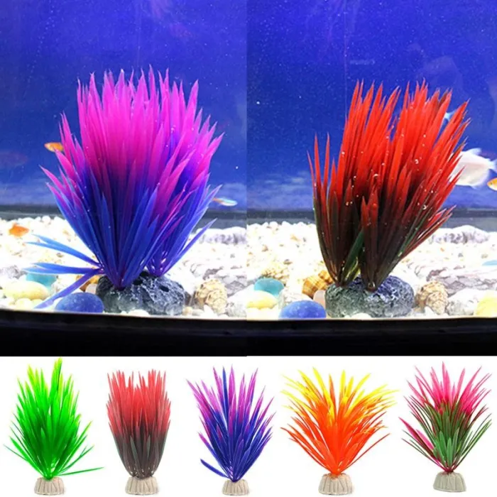 Artificial green plant - aquarium decorative grass