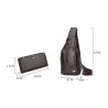Fashionable crossbody leather bag with leaves patternBags