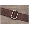 Fashionable crossbody leather bag with leaves patternBags