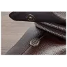 Fashionable crossbody leather bag with leaves patternBags