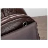 Fashionable crossbody leather bag with leaves patternBags