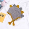 Small dinosaur - handmade winter hat for kids